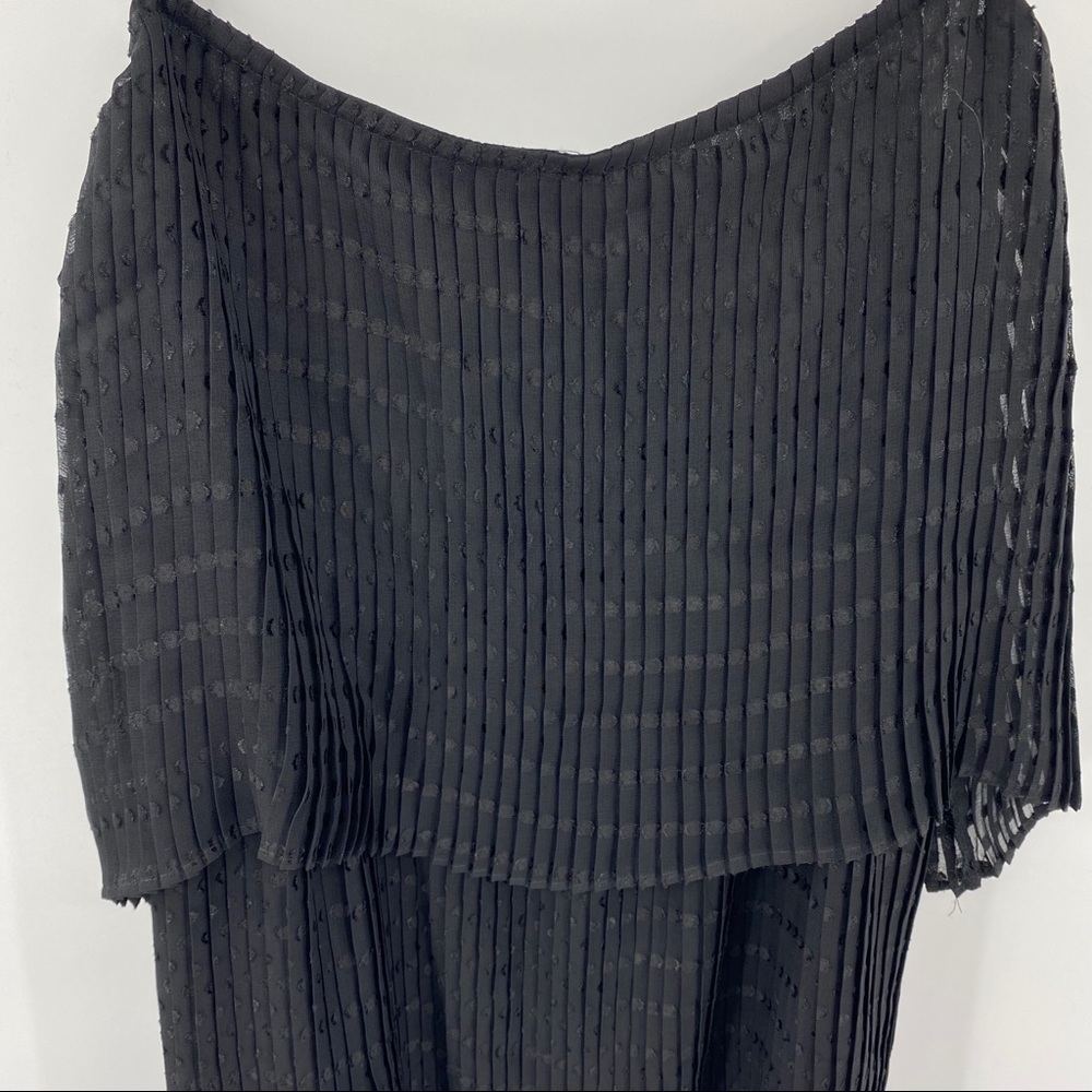 Sanctuary Pleated Mini Dress Black Size Small NWT - Picture 2 of 7